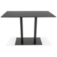 Bar table VAXA - black - wood