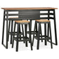 Bar table MAYO - brown - wood