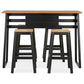 Bar table MAYO - brown - wood