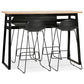 Bar table MAYO - natural - wood