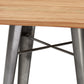 Bar table FRANKLIN - brown - wood