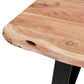 Bar table MORI - natural - wood