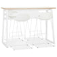 Bar table MAYO - white - wood