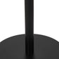 Bar table DIVIN - white marble - metal