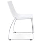 Chair - TIKADA - white - plastic