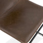 Chair BIFF - brown - imitation leather