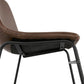 Chair BIFF - brown - imitation leather