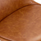 Chair STEVE - brown - imitation leather