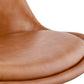 Chair STEVE - brown - imitation leather