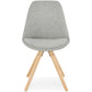 Chair BRASA - gray - fabric