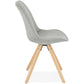 Chair BRASA - gray - fabric