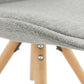 Chair BRASA - gray - fabric