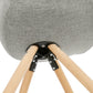Chair BRASA - gray - fabric
