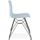Chair FIFI - blue - plastic