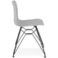 Chair FIFI - gray - plastic