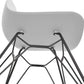 Chair FIFI - gray - plastic