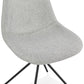Chair FLOPPY - light gray - fabric