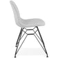 Chair PIKA - light gray - fabric