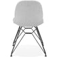 Chair PIKA - light gray - fabric