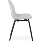 Chair CAPRI - light gray - fabric