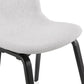 Chair CAPRI - light gray - fabric