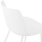 Chair SIMPLA - white - plastic