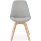 Chair COMFY - gray - fabric