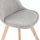 Chair COMFY - gray - fabric