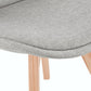 Chair COMFY - gray - fabric