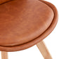 Chair MANITOBA - brown - imitation leather