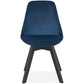 Stoel PHIL - blauw - stof