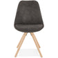 Chair CHARLIE - dark gray - fabric