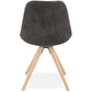 Chair CHARLIE - dark gray - fabric