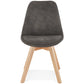 Chair SOME - dark gray - fabric