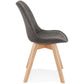 Chair SOME - dark gray - fabric