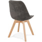 Chair SOME - dark gray - fabric