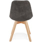 Chair SOME - dark gray - fabric