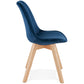 Chair PHIL - blue - fabric