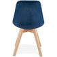 Chair PHIL - blue - fabric
