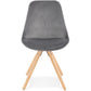 Chair JONES - gray - fabric
