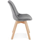 Chair PHIL - gray - fabric