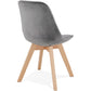 Chair PHIL - gray - fabric