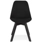 Stoel COMFY - zwart - stof