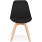 Stoel COMFY - zwart - stof