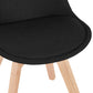 Stoel COMFY - zwart - stof
