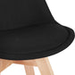 Stoel COMFY - zwart - stof