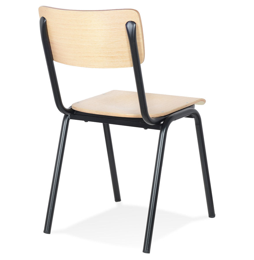 Chair SKOLPO - natural - wood