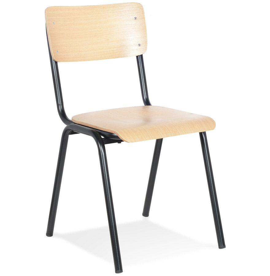 Chair SKOLPO - natural - wood