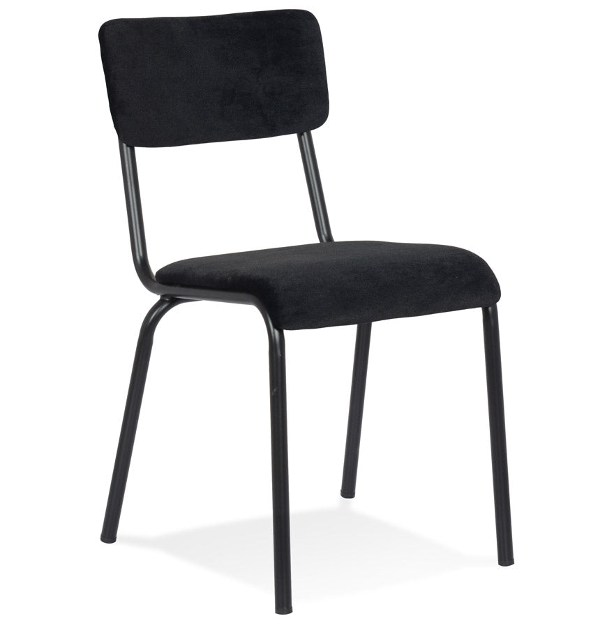 Chair MARCEL - black - fabric