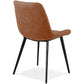 Chair HABILI - brown - fabric
